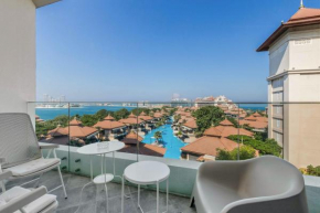 Luxury Azizi Mina Beachfront Apartments by GLOBALSTAY